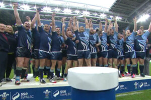 Presentation Stage for WRU Swalec Rugby Final 2014 WRU Swalec Rugby Final 2014