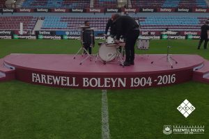 Stage Hire for West Ham Farewell Boleyn Stadium