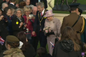 Stage Hire for HM Queen Statue Reveal Newmarket