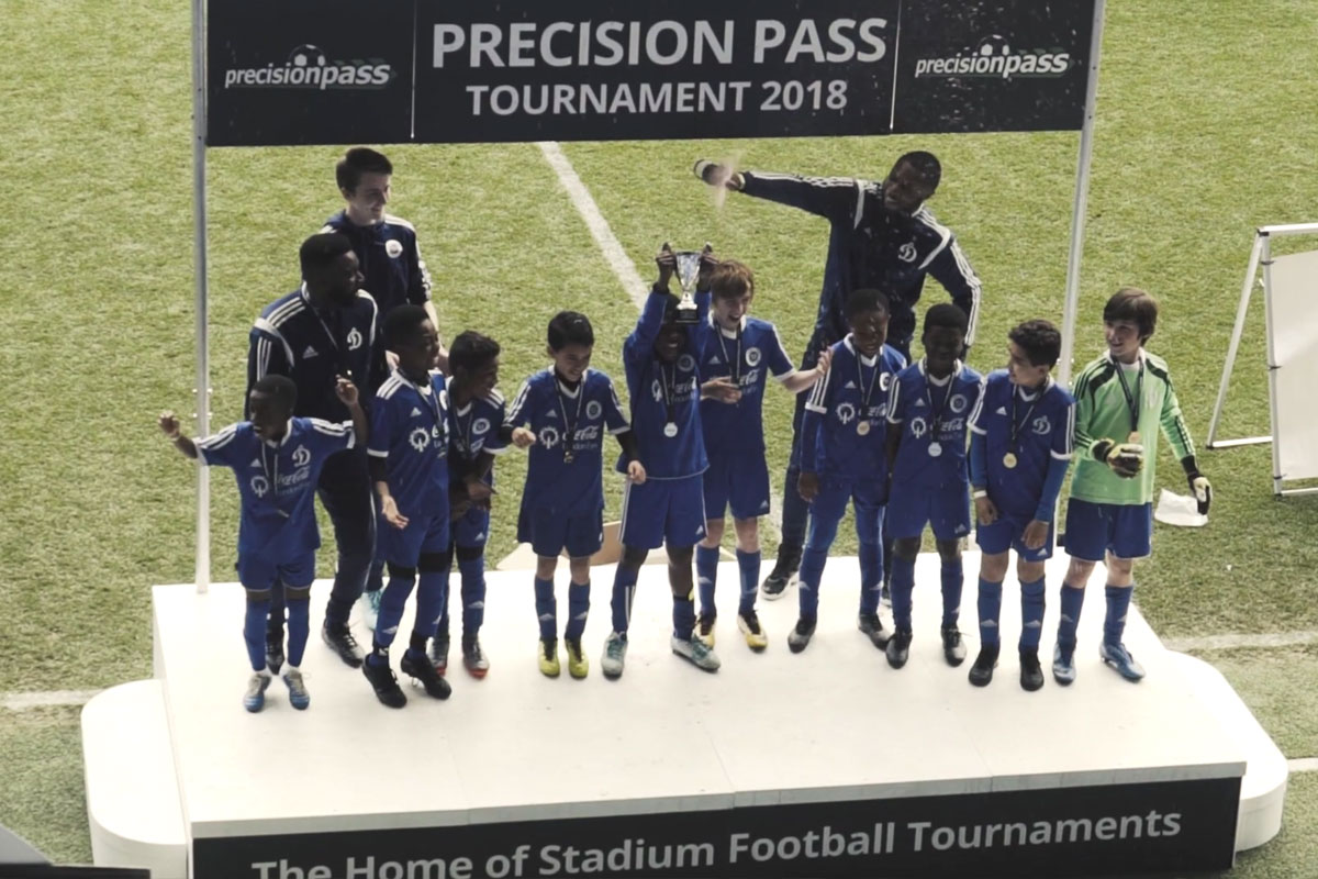 Winners Board Hire for Precision Pass Football Tournament 2018 Emirates Stadium