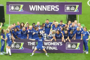 Women's FA Cup Final 2018 Winners Board Hire