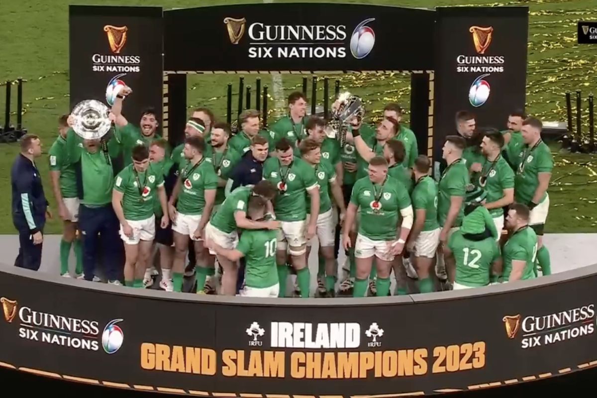 Sports Presentation Stage Hire for Guinness Six Nations 2023