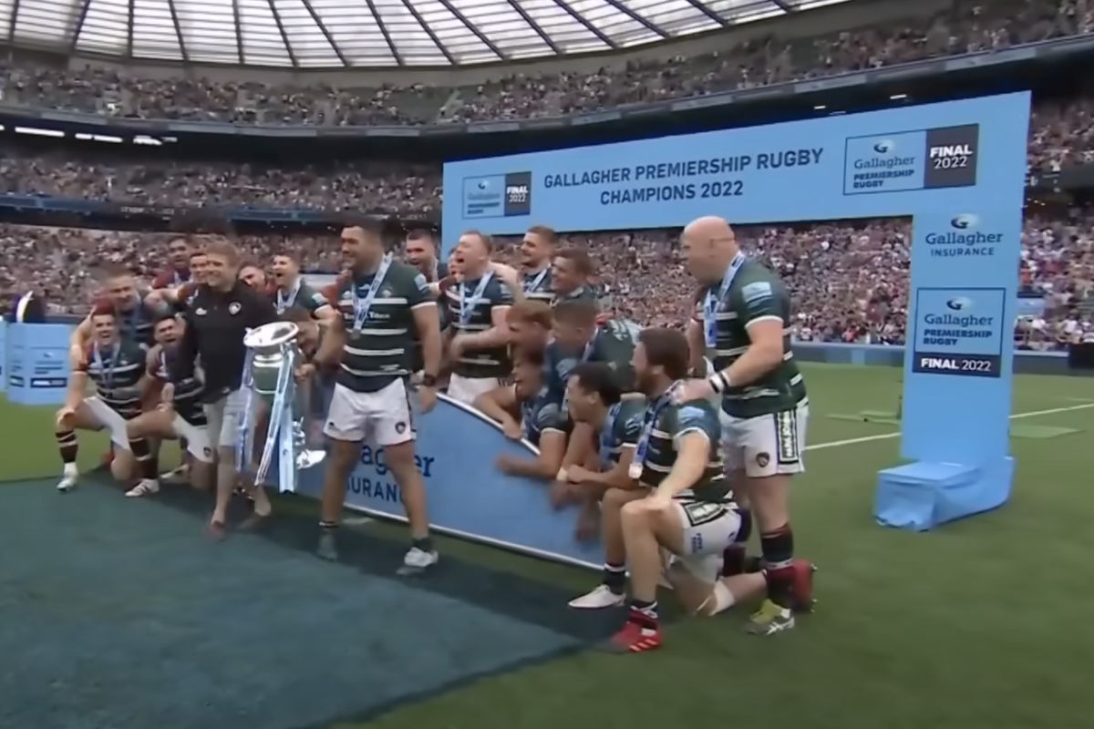 Sports Presentation Stage for Gallagher Premiership Final 2022