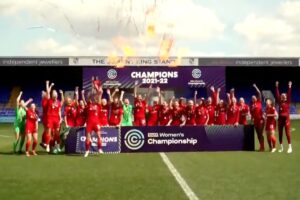 Winners Board FA Women's Championship 2022