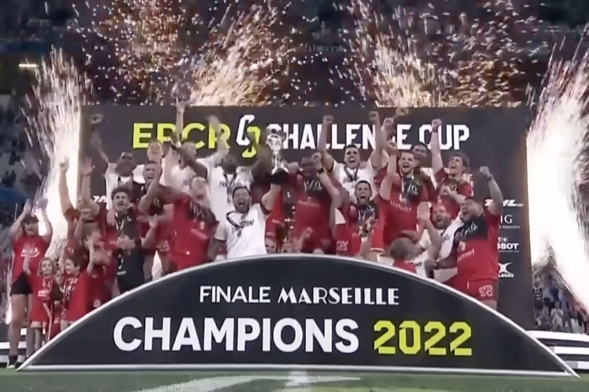 Sports Presentation Stage for EPCR Challenge Cup Final 2022