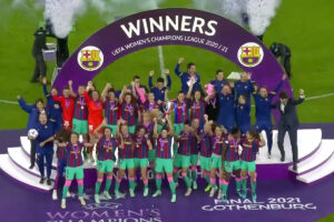 Sports Presentation Stage for UEFA Women's Champions League Final 2021