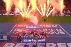 Sports Presentation Stage for Super League Grand Final 2021