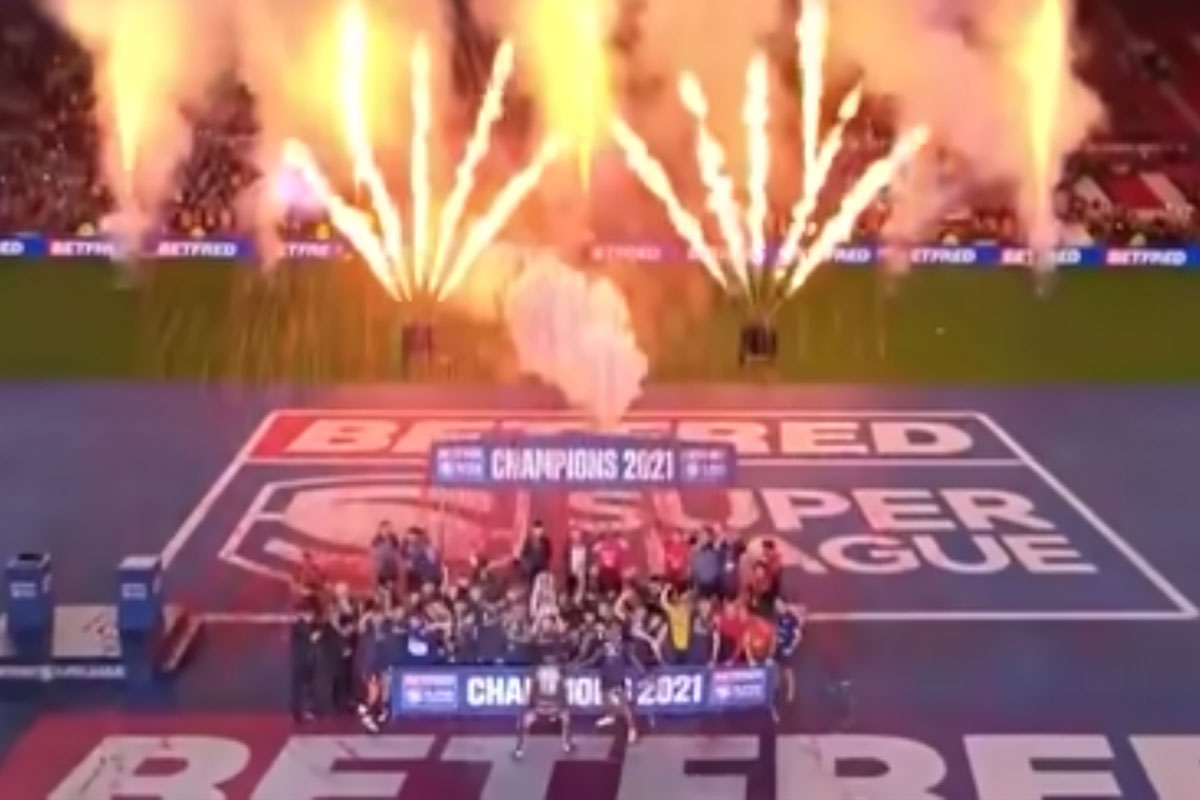 Sports Presentation Stage for Super League Grand Final 2021