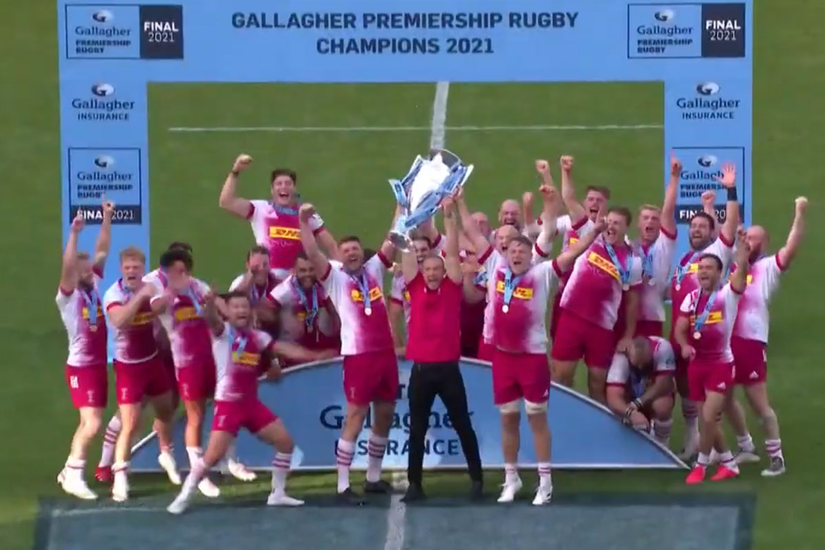 Sports Presentation Stage for Gallagher Premiership Final 2021