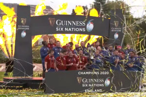 Sports Presentation Stage for Six Nations England Winners 2020