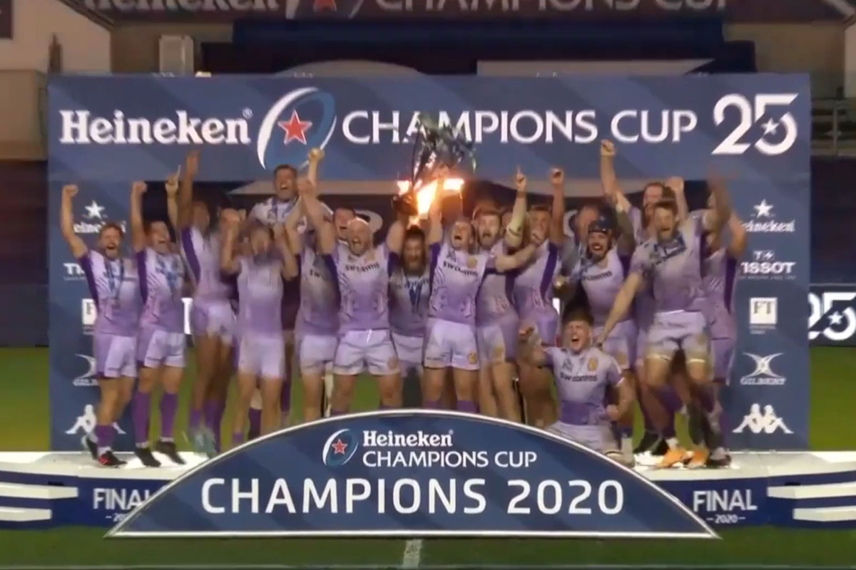 Sports Presentation Stage for Heineken Champions Cup Final 2020