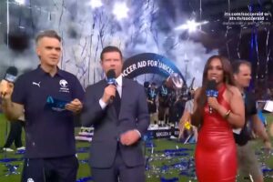 Soccer Aid 2023 Presentation Stage